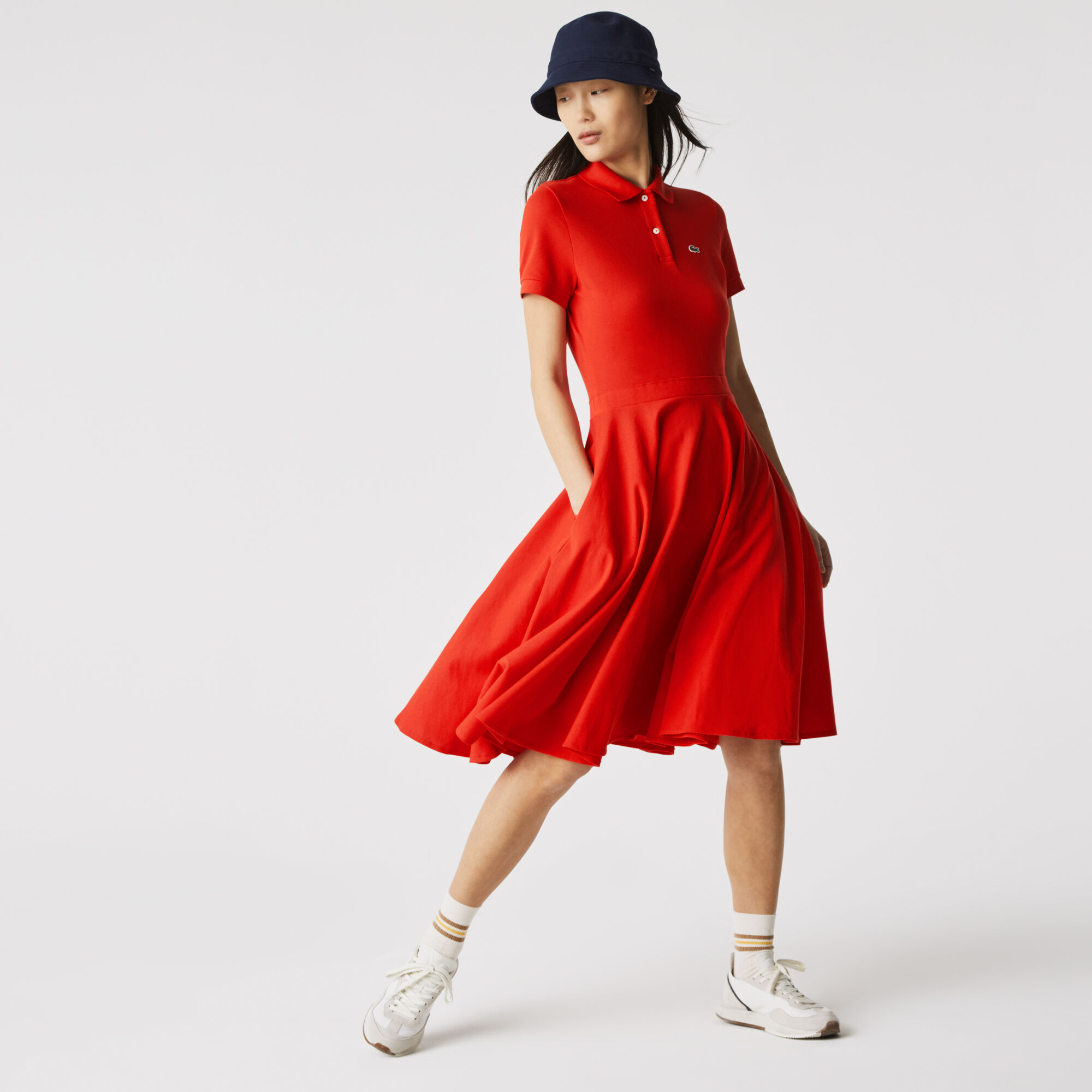 Lacoste pique polo dress store