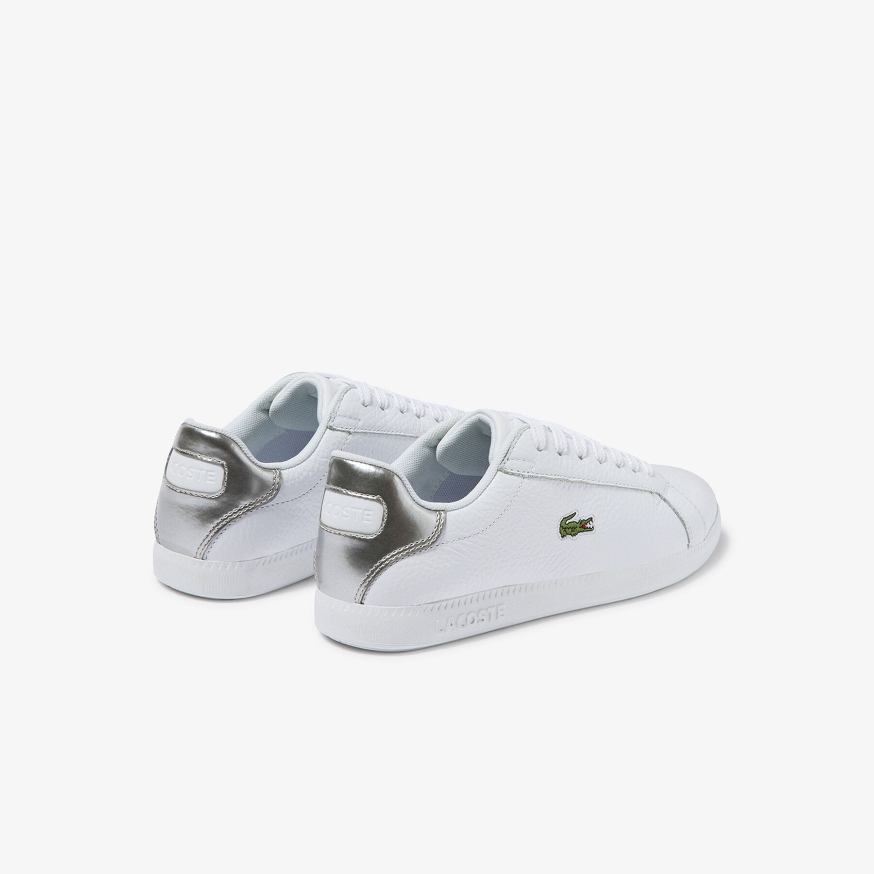 lacoste women s graduate leather trainers