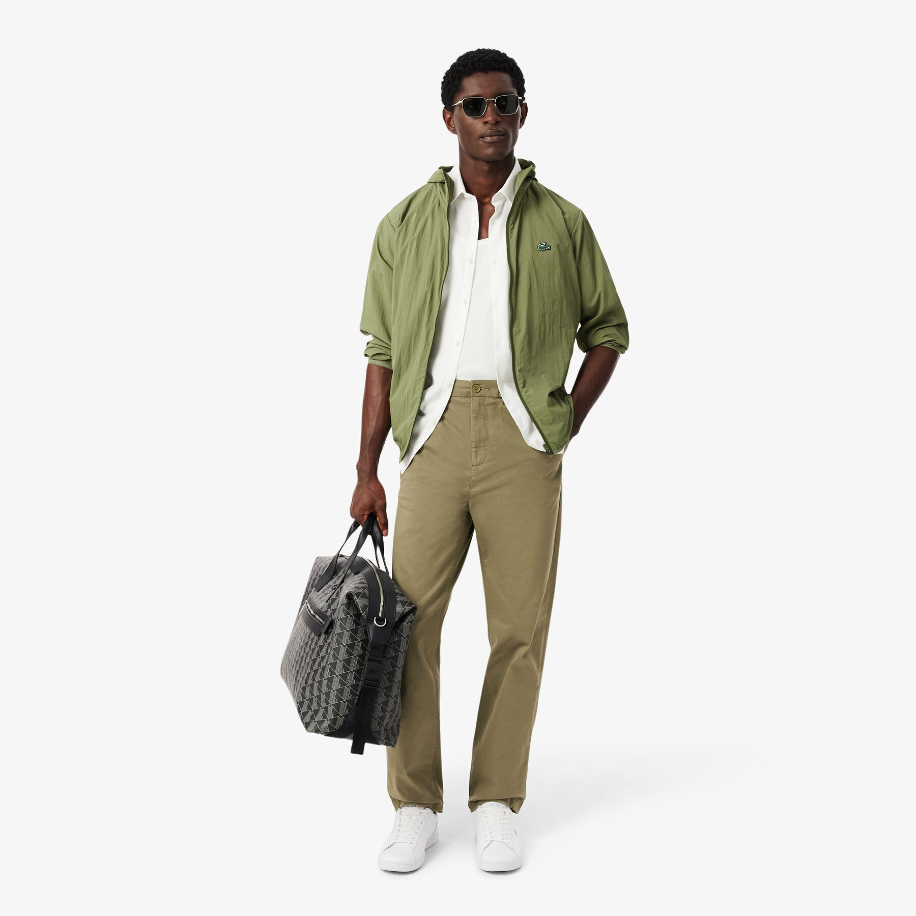Regular Fit Cotton Twill Chino Pants lacoste regular fit cotton twill chino pants