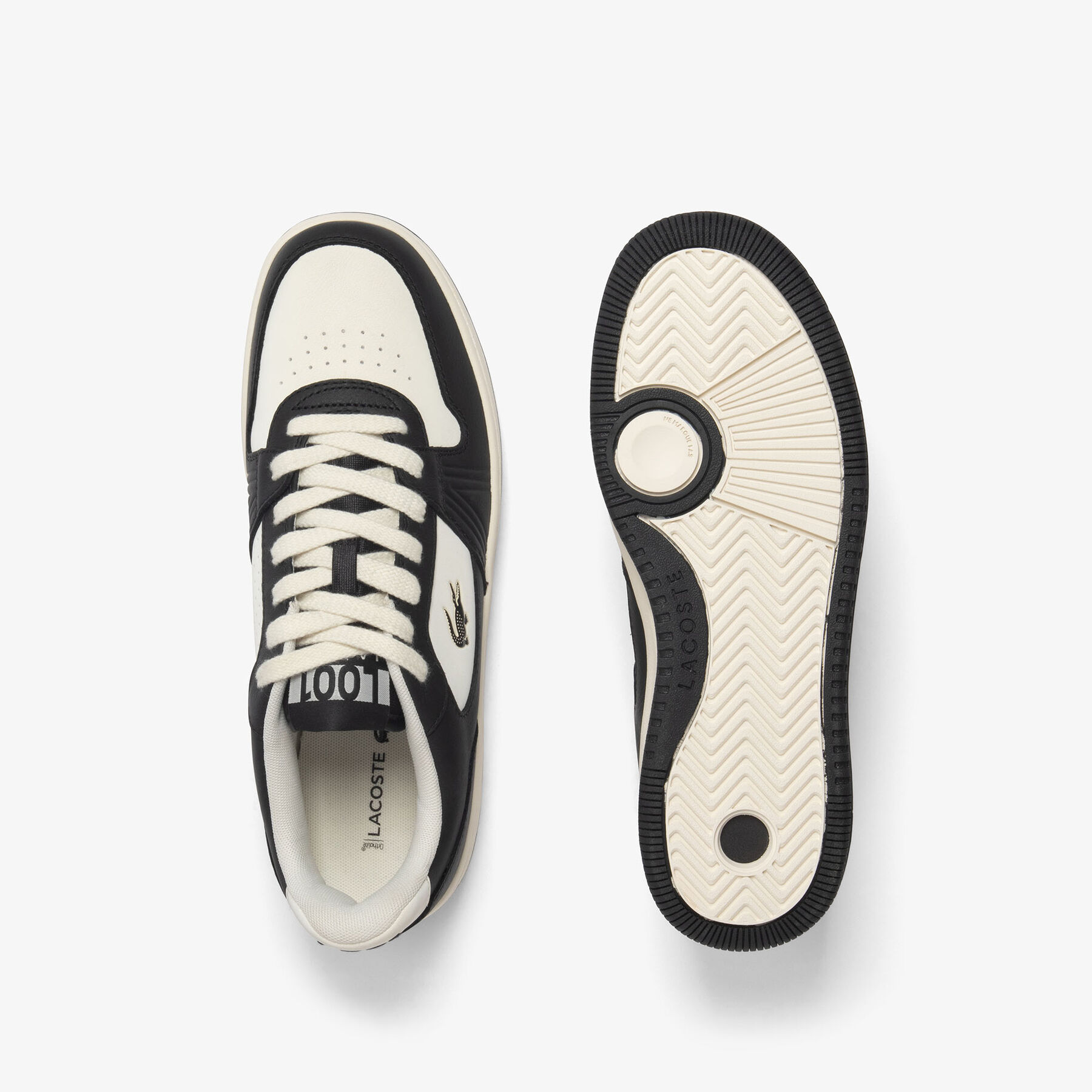lacoste men s l001 set leather sneakers