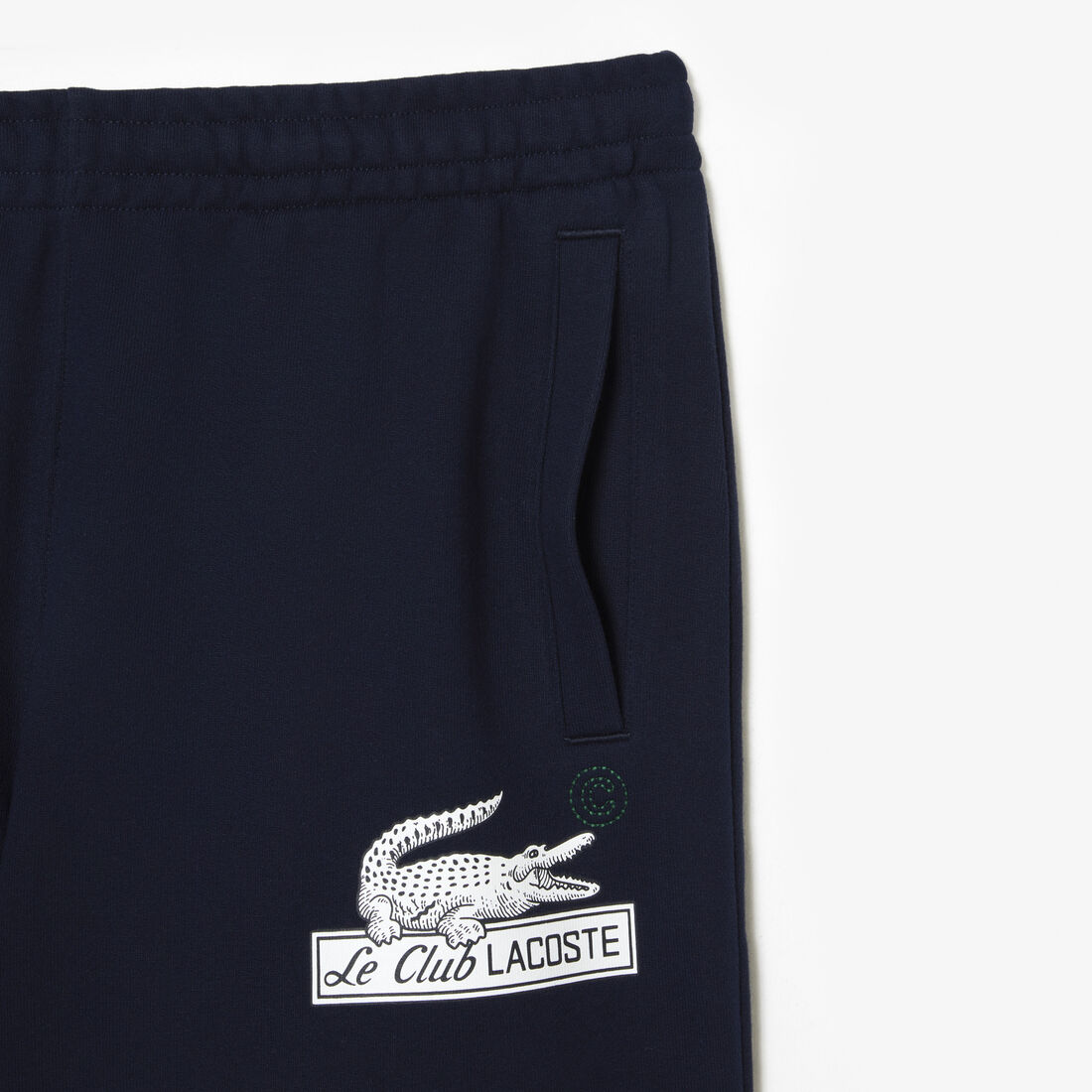 Men's Lacoste Unbrushed Organic Cotton Fleece Shorts Men's Lacoste Unbrushed Organic Cotton Fleece Shorts