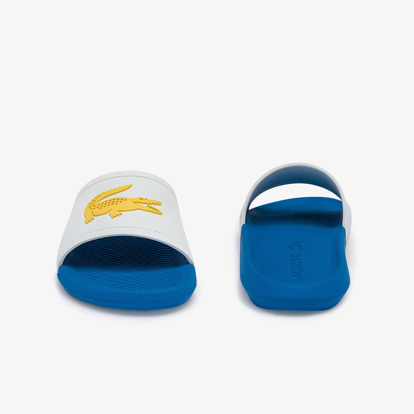 Men's Croco Synthetic Contrast Sole Slides