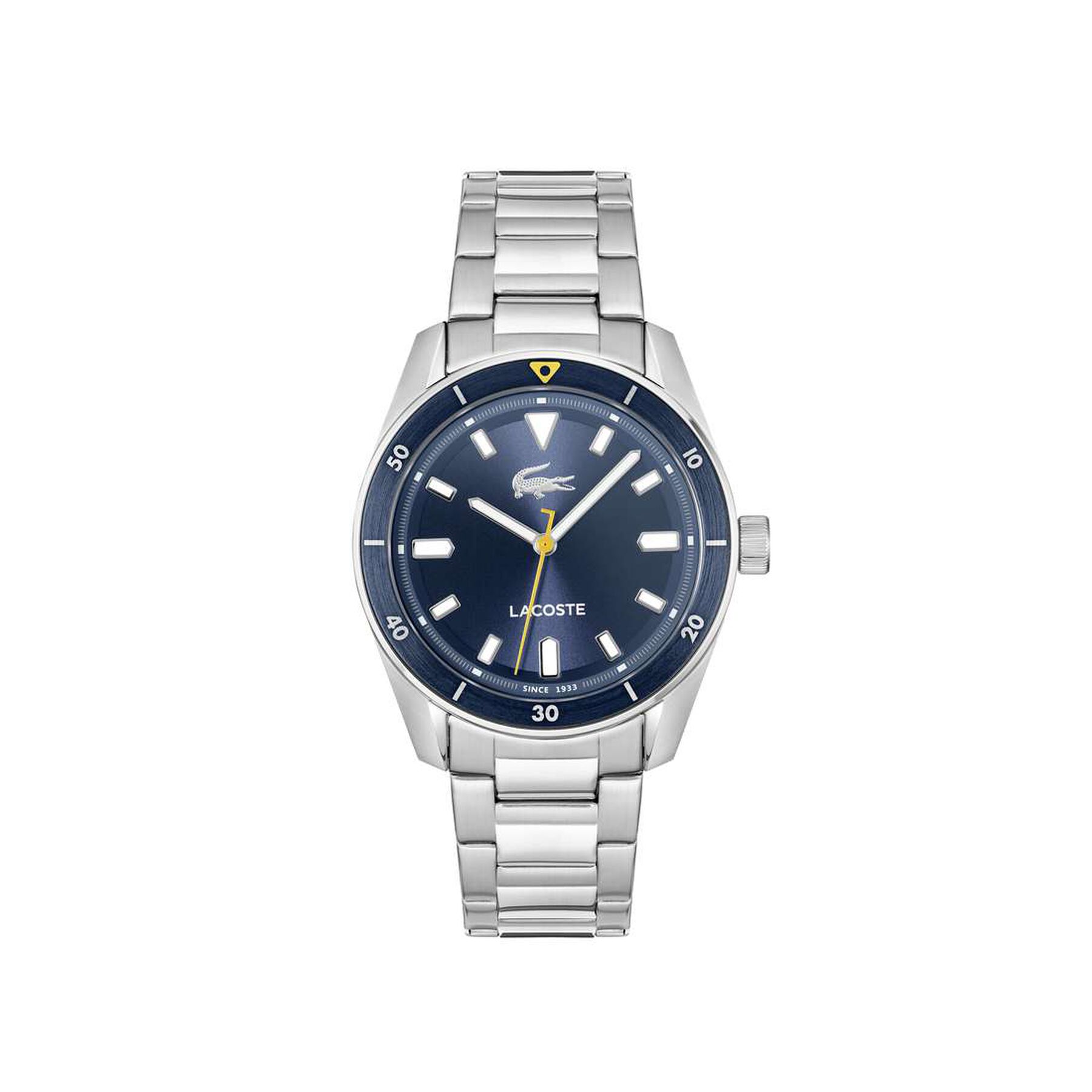 Men Stainless Steel 3 Hand Quartz Watch