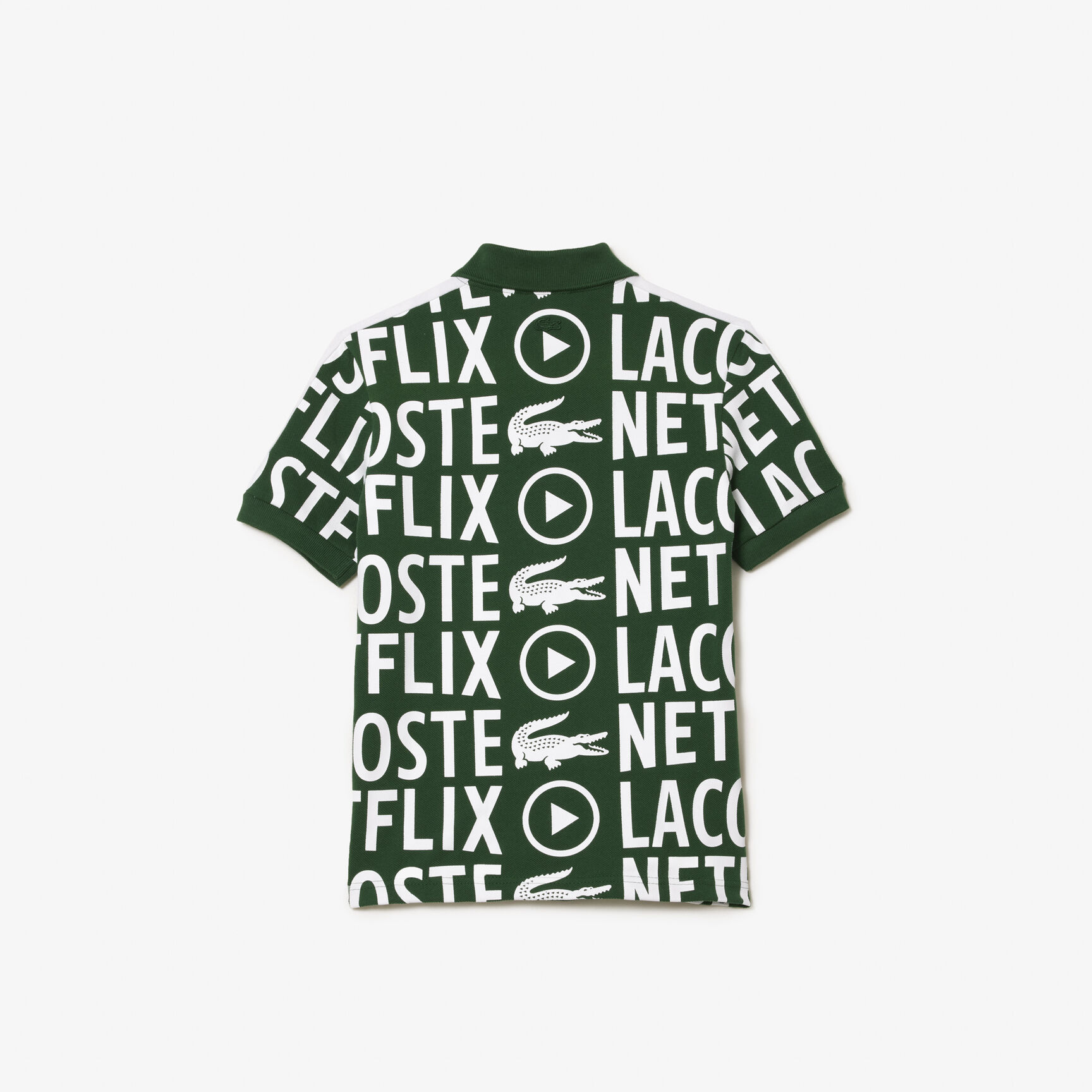 تيشيرت بولو لاكوست بطبعة بلون مغاير للأطفال مجموعة Lacoste x Netflix تيشيرت بولو لاكوست بطبعة بلون مغاير للأطفال مجموعة Lacoste x Netflix
