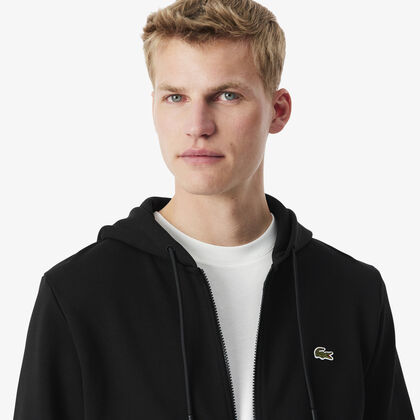 Classic Fit Zipped Fleece Sweatshirt Classic Fit Zipped Fleece Sweatshirt