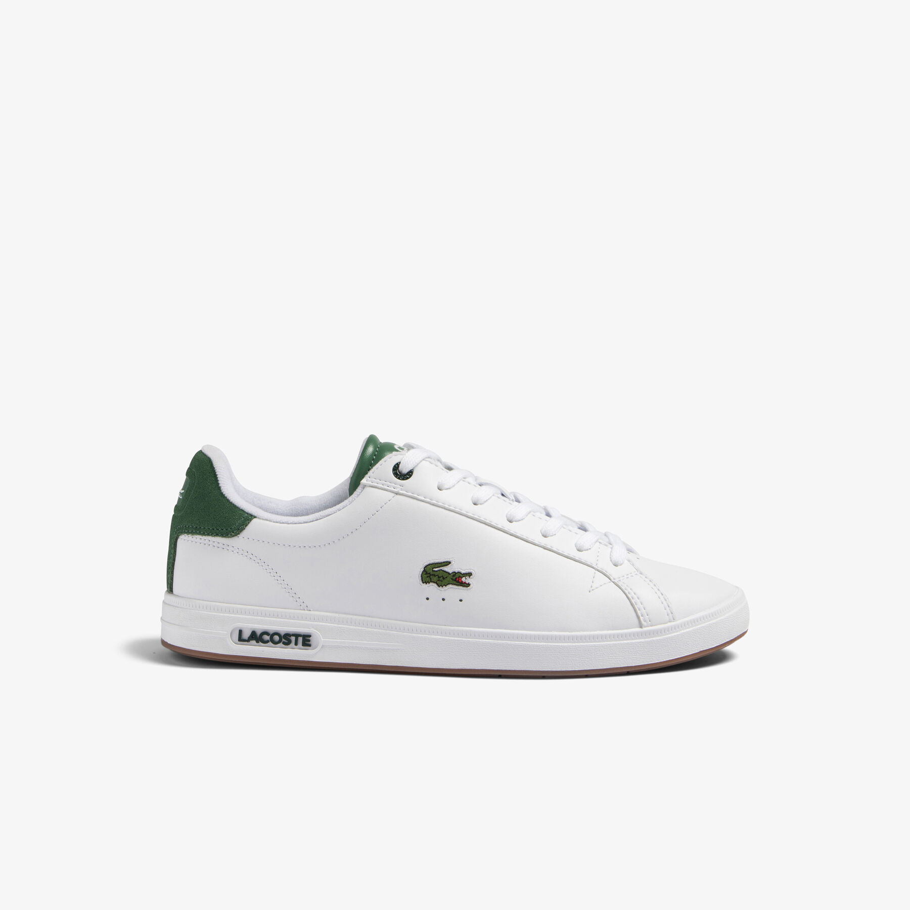 men s lacoste graduate pro leather heel pop trainers