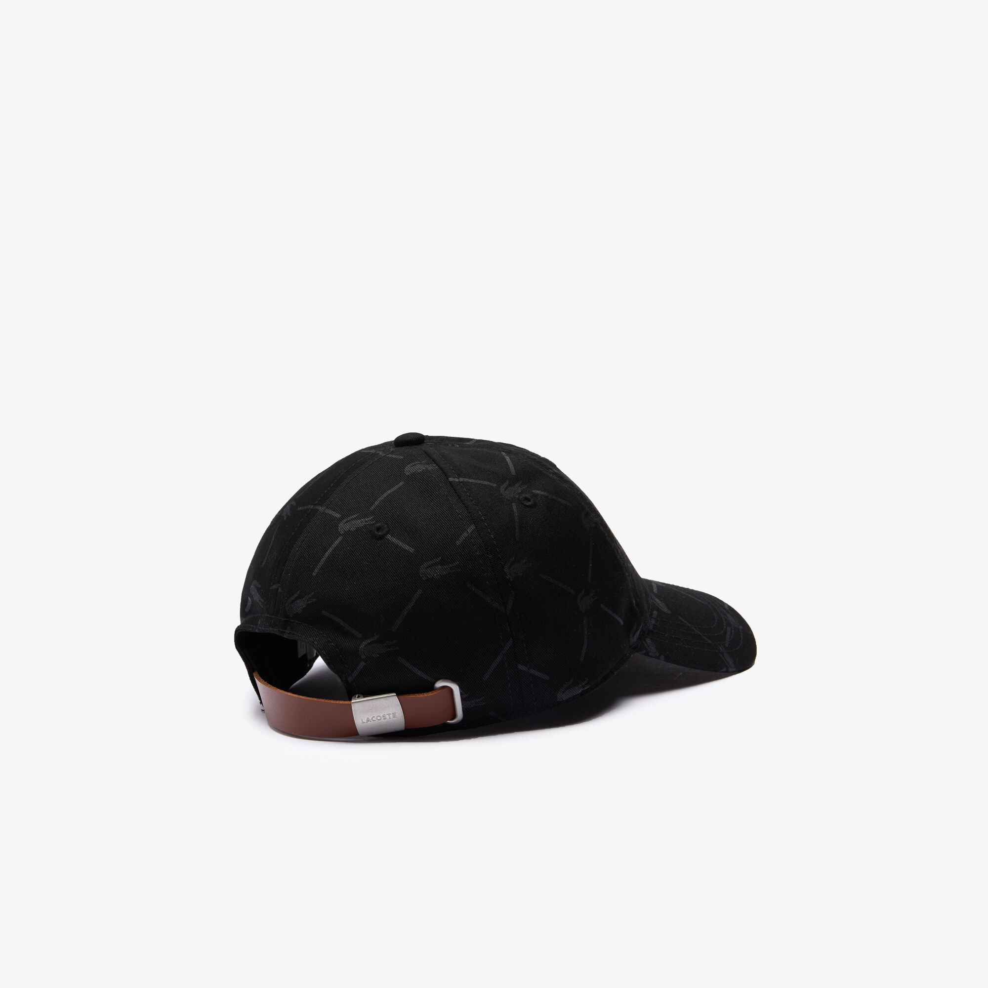 Unisex Lacoste LIVE Monogram Print Cotton Cap Unisex Lacoste LIVE Monogram Print Cotton Cap
