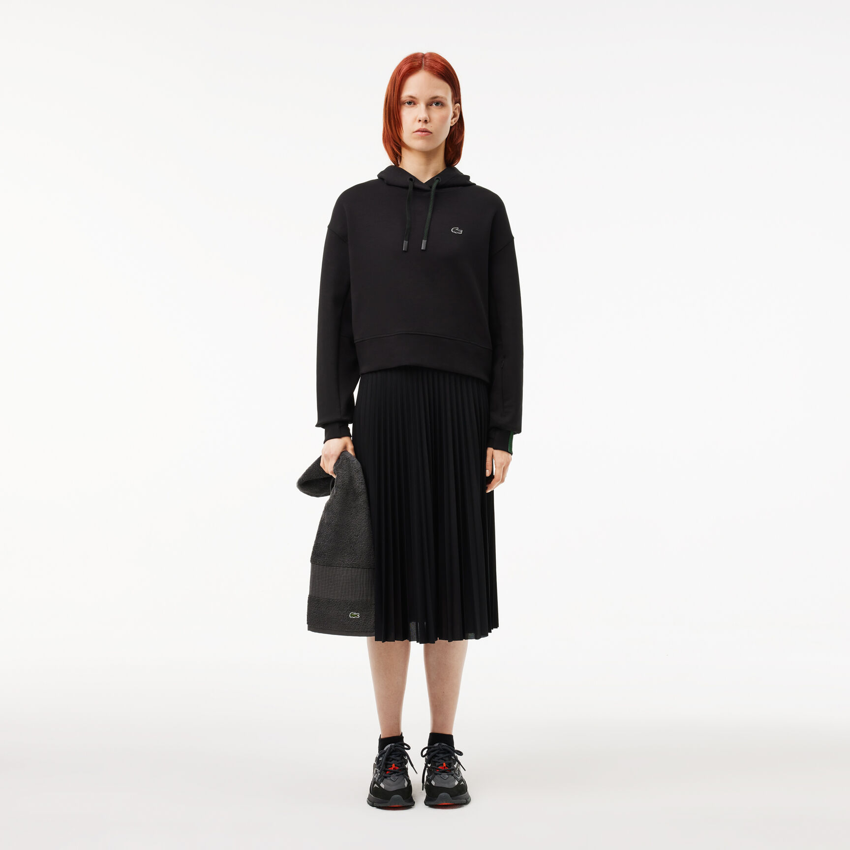 تنورة نسائية بطيات بخصر مطاطي تنورة نسائية بطيات بخصر مطاطي