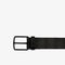lacoste monogram leather belt