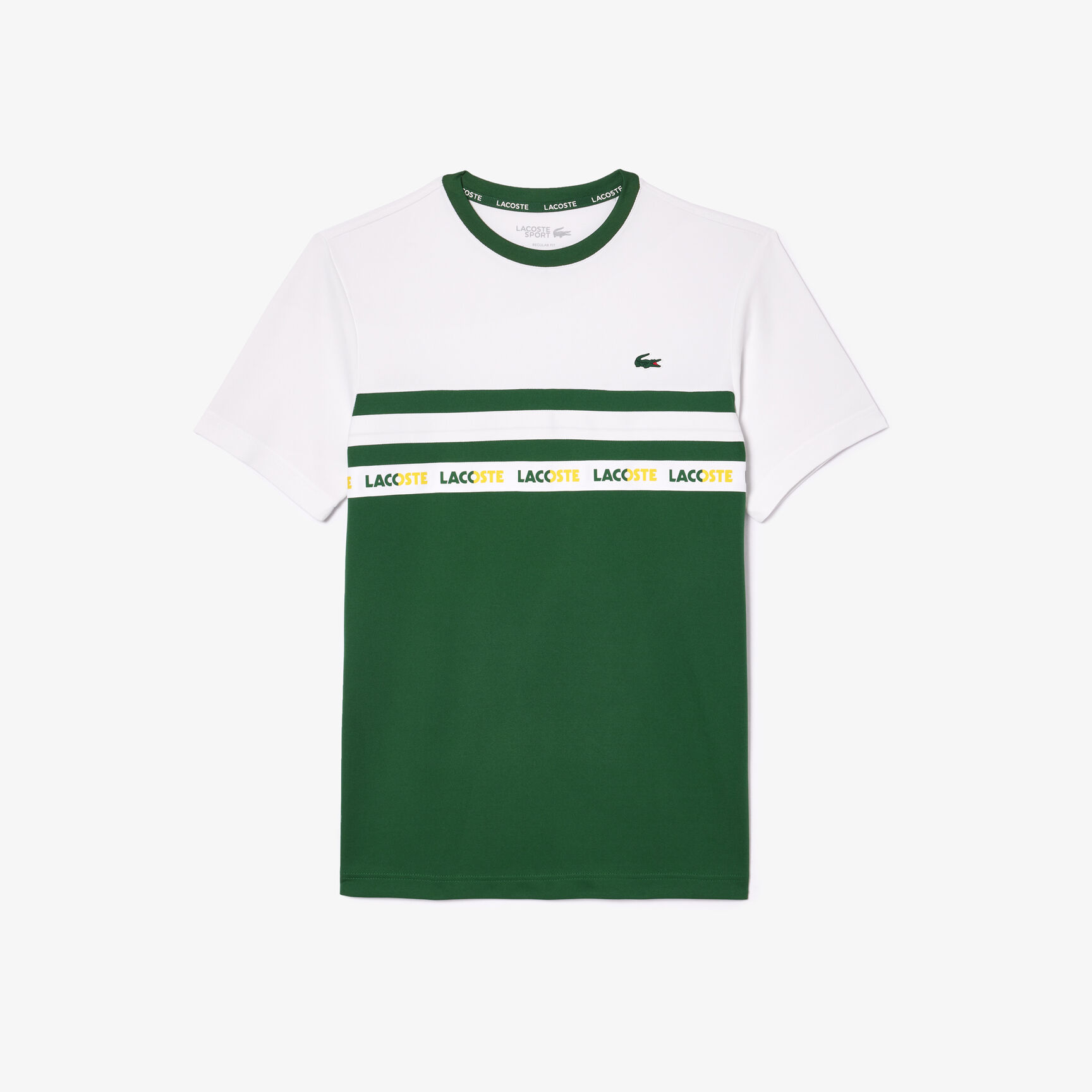 Ultra-Dry Logo Stripe Pique Tennis T-shirt