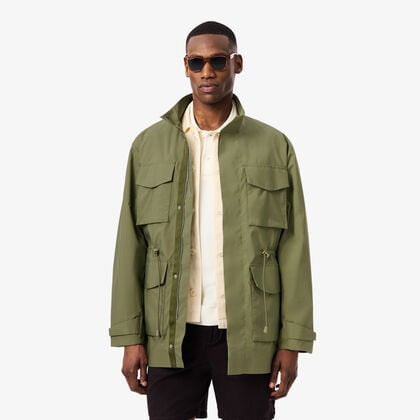 Mid-length Water-repellent Windbreaker Jacket