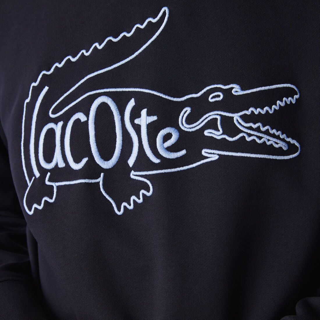 Men’s Crew Neck Embroidered Crocodile Cotton Fleece Sweatshirt Men’s Crew Neck Embroidered Crocodile Cotton Fleece Sweatshirt