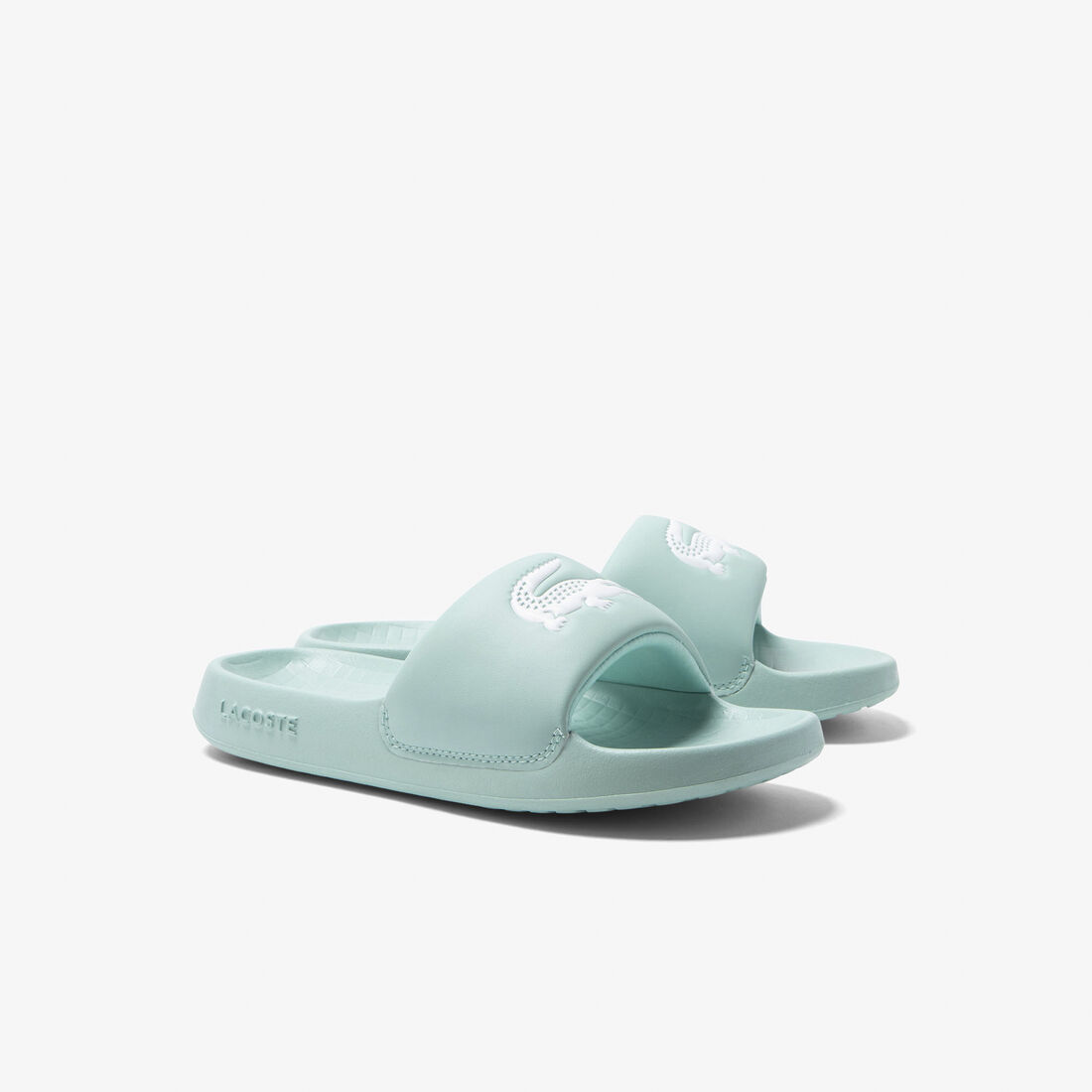 Women's Lacoste Croco 1.0 Synthetic Slides Women's Lacoste Croco 1.0 Synthetic Slides
