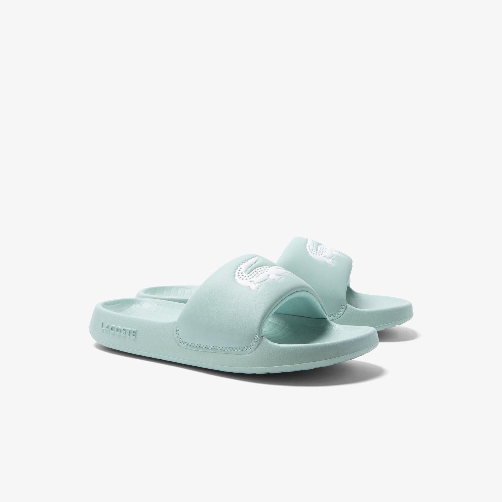 Women's Lacoste Croco 1.0 Synthetic Slides Women's Lacoste Croco 1.0 Synthetic Slides