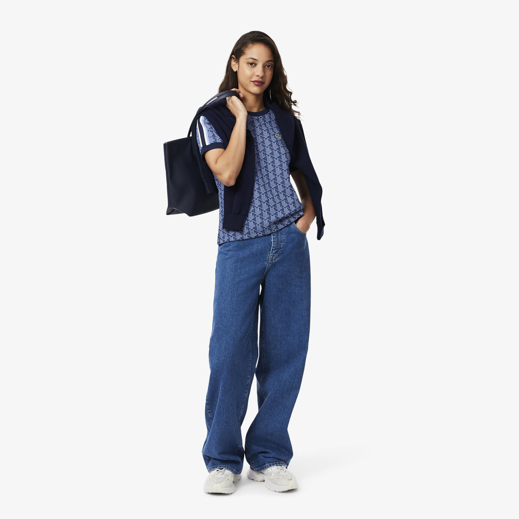 Slim Fit Monogram Jacquard T-shirt Slim Fit Monogram Jacquard T-shirt