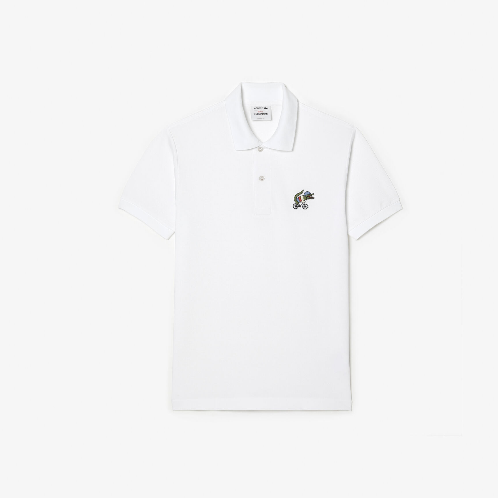 Men&rsquo;s Lacoste x Netflix Organic Cotton Polo Shirt