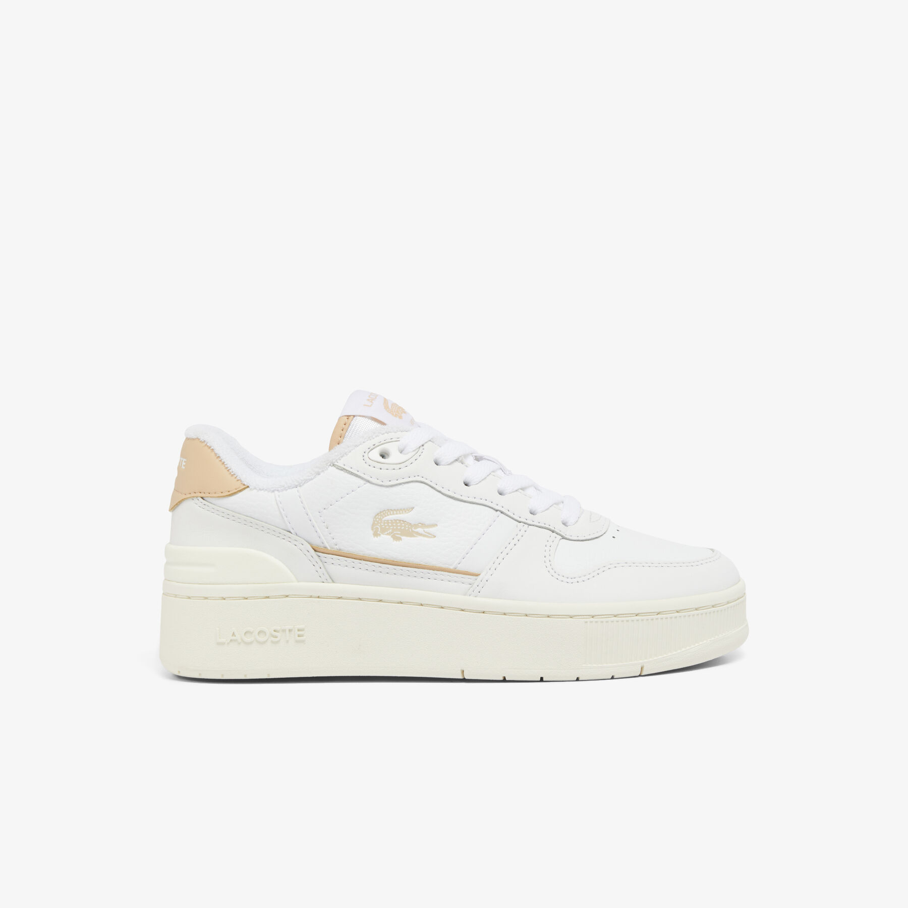 Women's T-Clip Platform Trainers lacoste women s t clip platform trainers