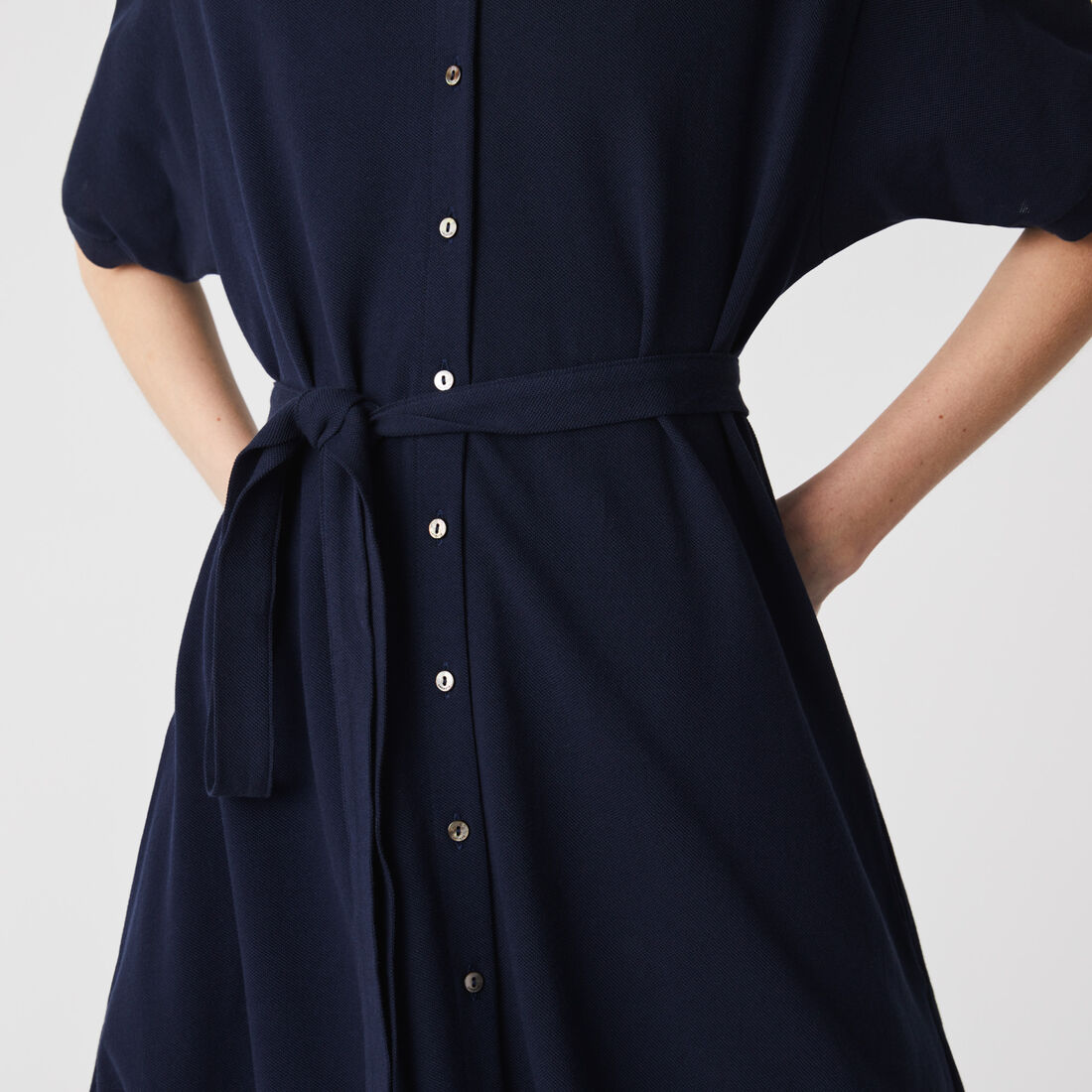 Women's Cotton Piqué Belted Polo Dress Women's Cotton Piqué Belted Polo Dress
