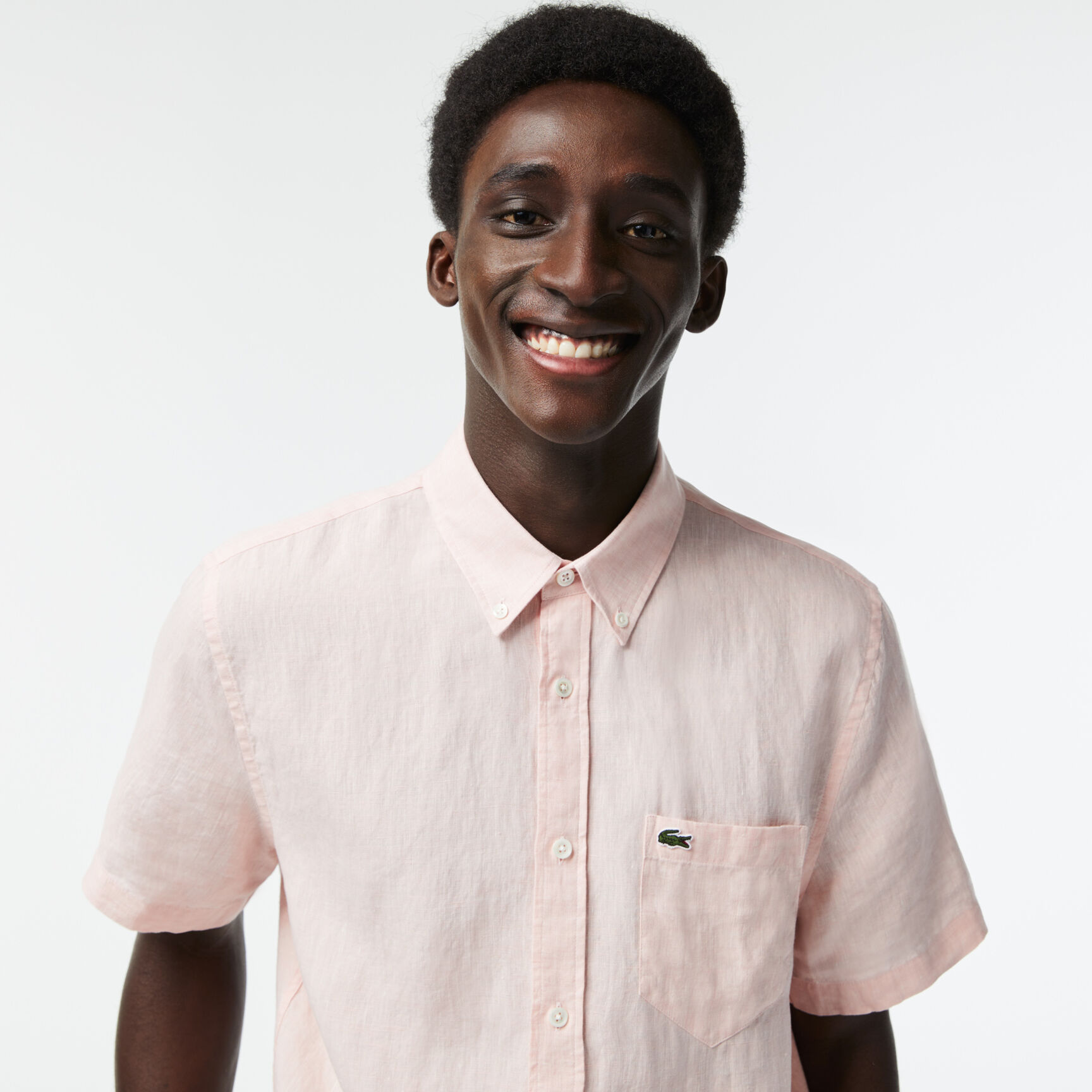 Short Sleeved Linen Shirt