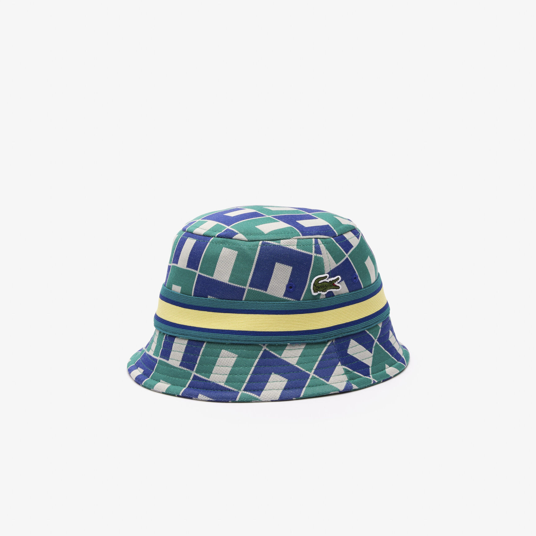 Interlock Jacquard Patterned Bucket Hat