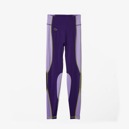 Women's Lacoste Sport Colour-block Knit Effect Leggings