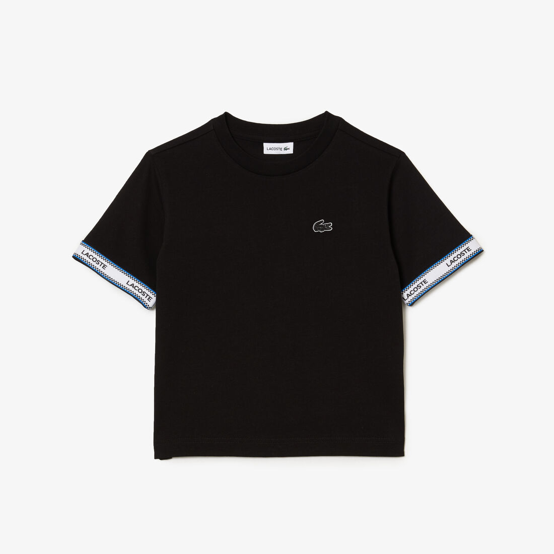 Girls' Lacoste Branded Short T-shirt Girls' Lacoste Branded Short T-shirt