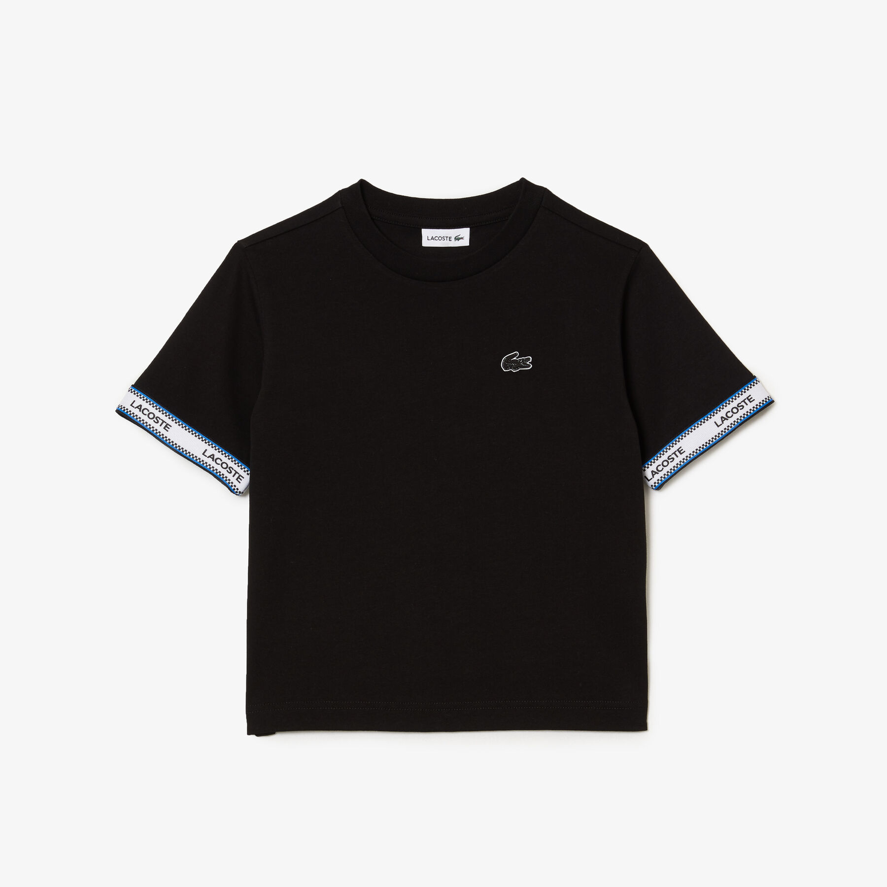Girls' Lacoste Branded Short T-shirt girls lacoste branded short t shirt