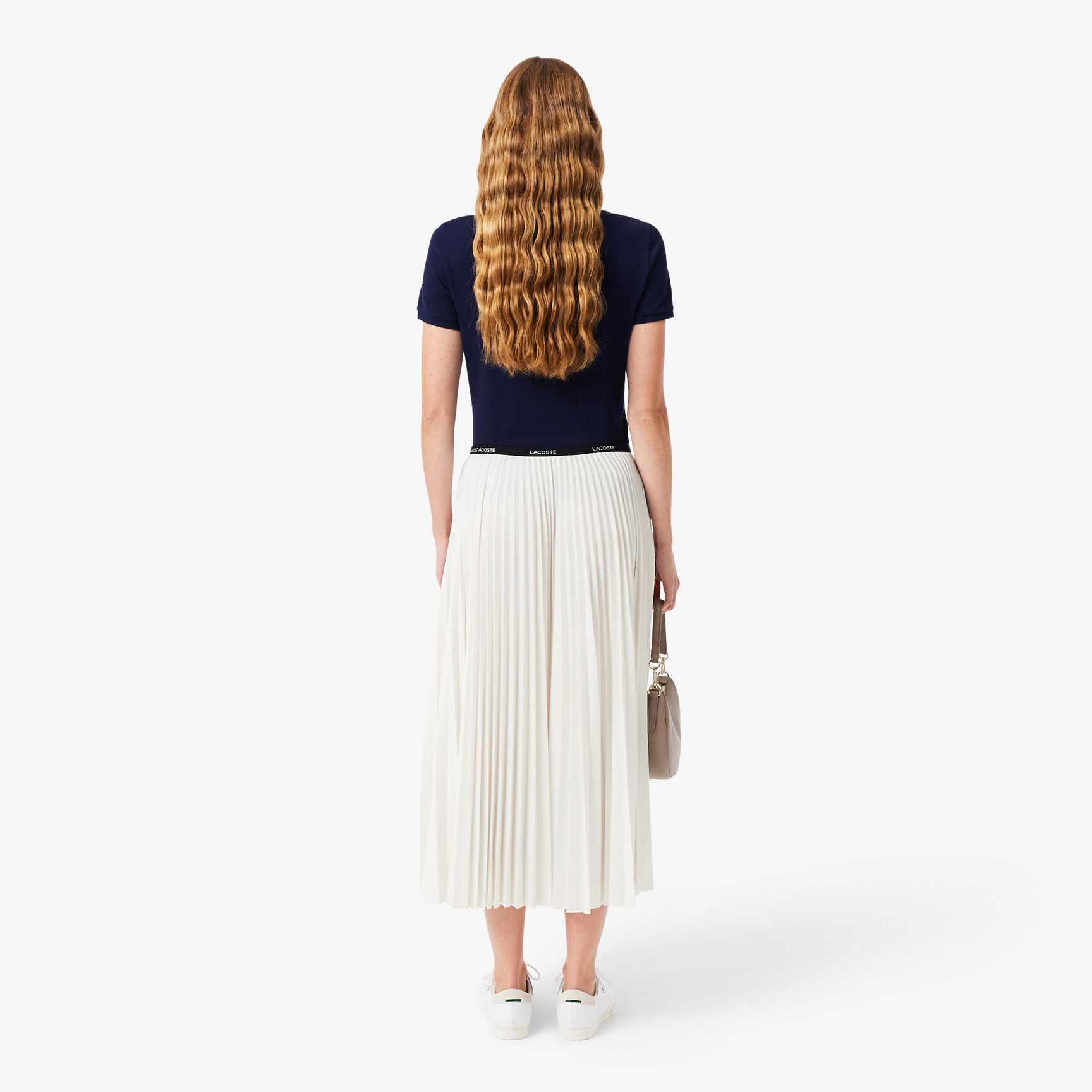 Long Pleated Elasticated Waist Skirt Long Pleated Elasticated Waist Skirt