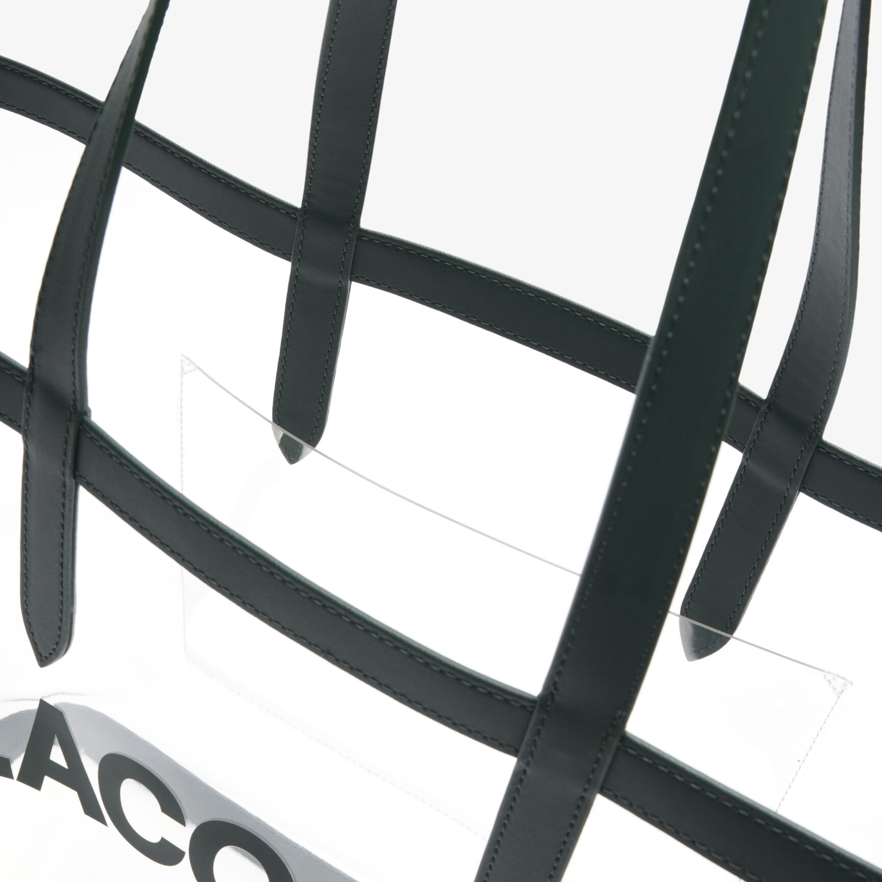 Large Anna Transparent Grained Tote