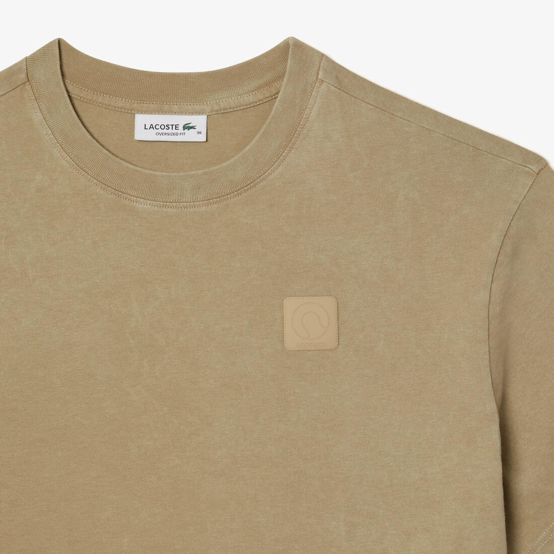 Oversized Wash Effect Badge T-shirt Oversized Wash Effect Badge T-shirt