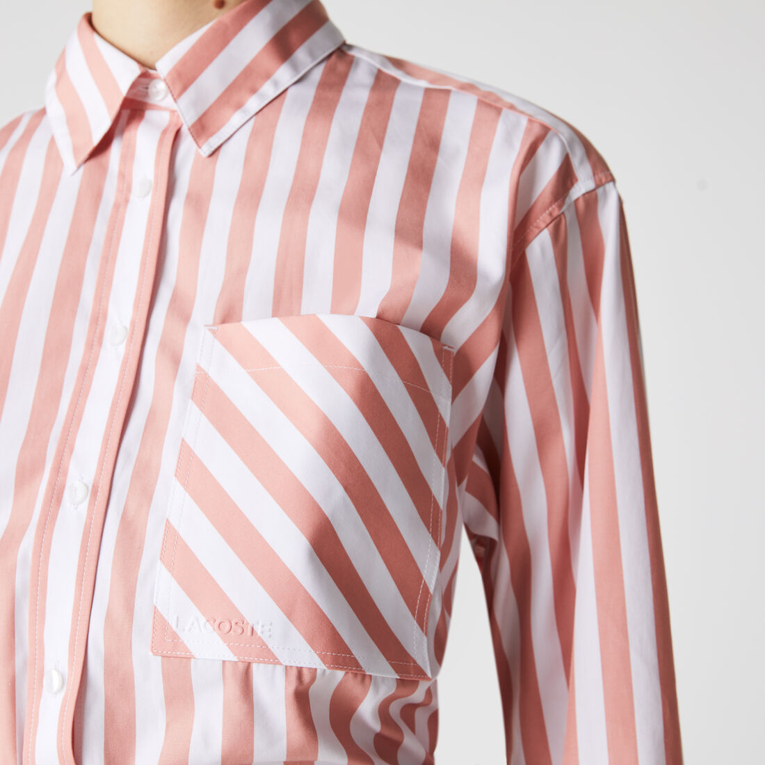 Women’s Oversized Striped Cotton Poplin Shirt Women’s Oversized Striped Cotton Poplin Shirt
