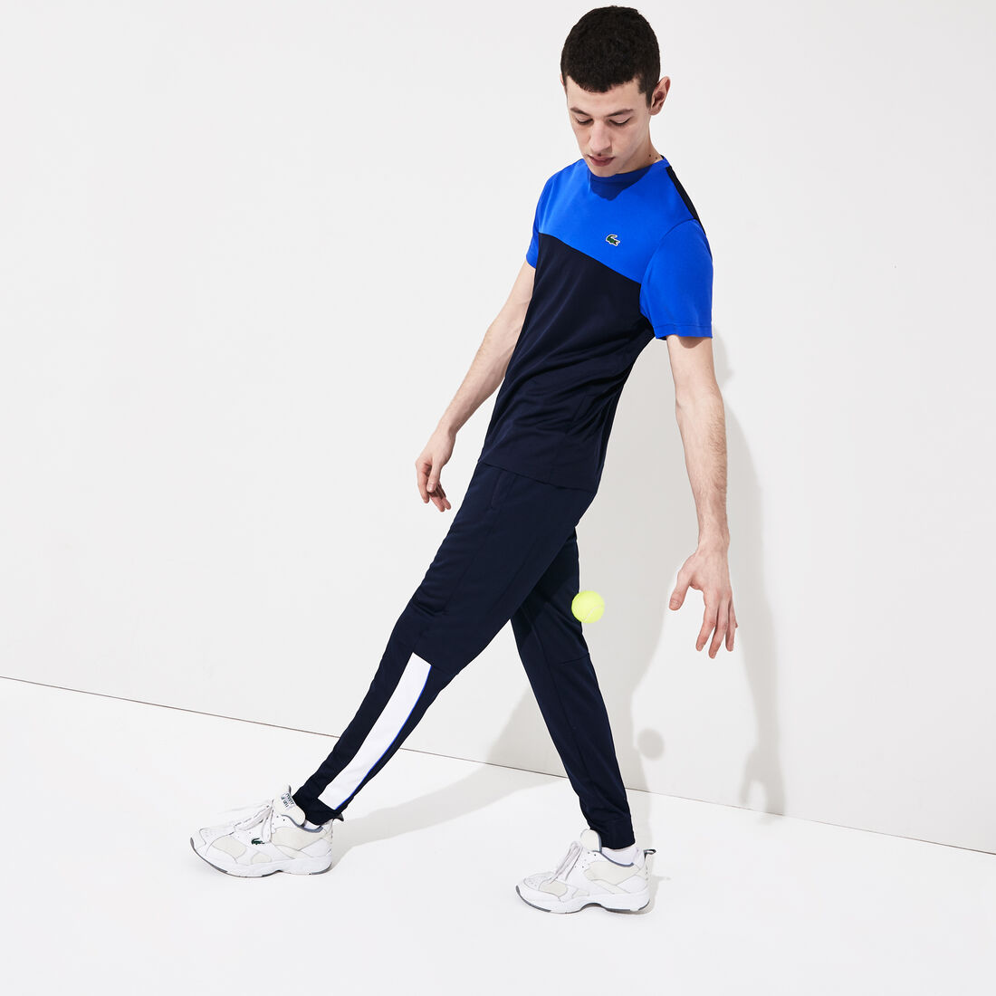 Men's Lacoste SPORT Run-Resistant Piqué Trackpants