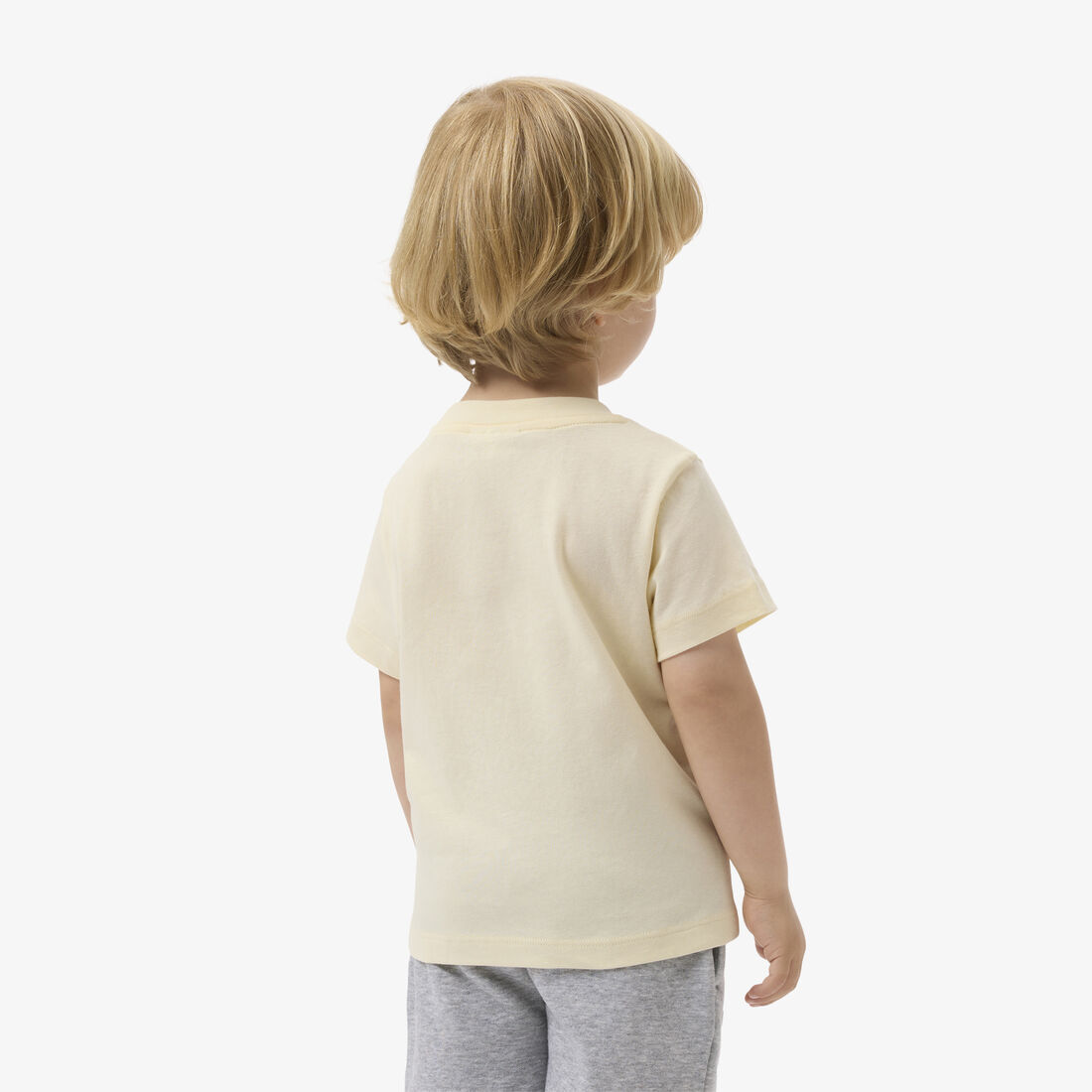 lacoste printed cotton t shirt