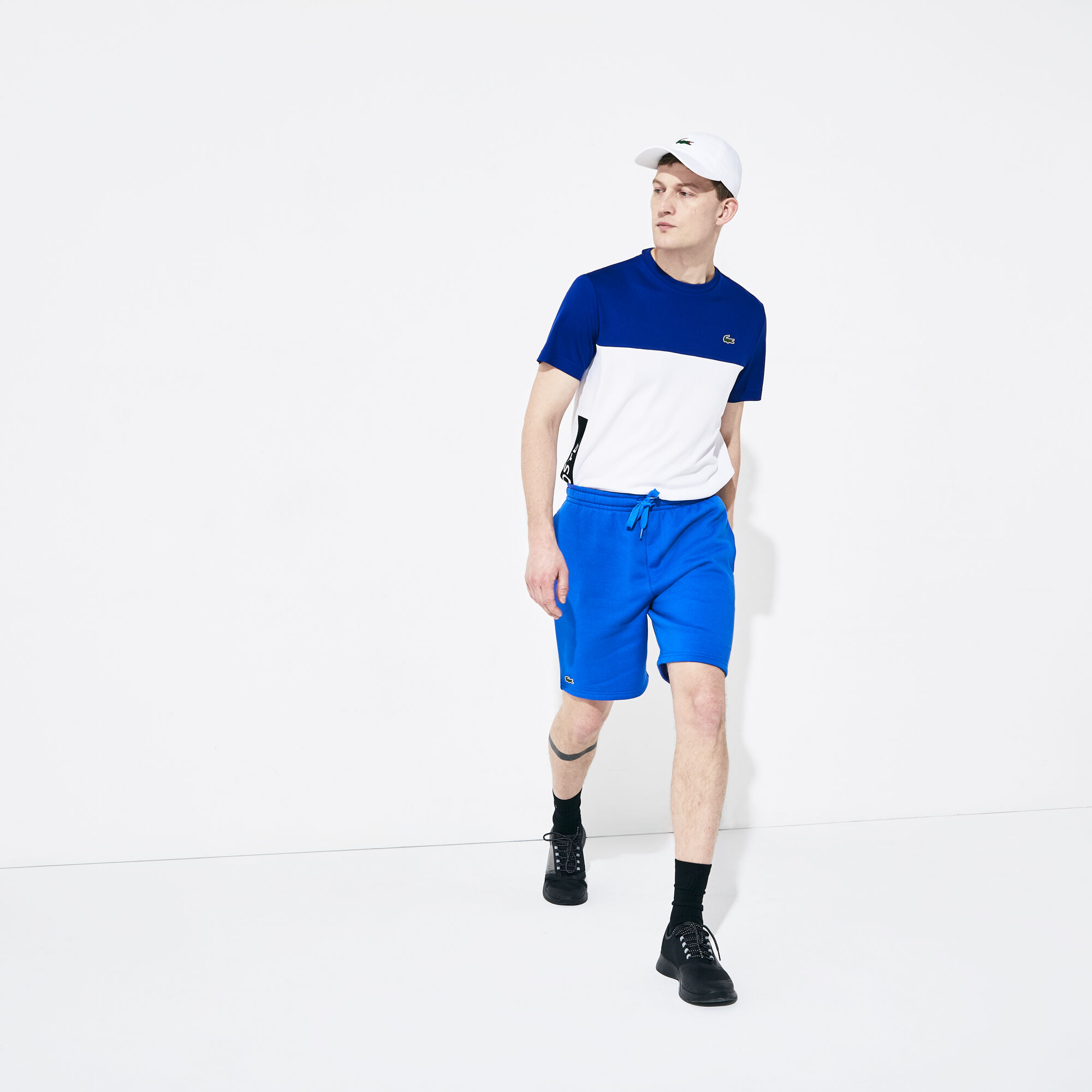 Lacoste sport fleece shorts hotsell