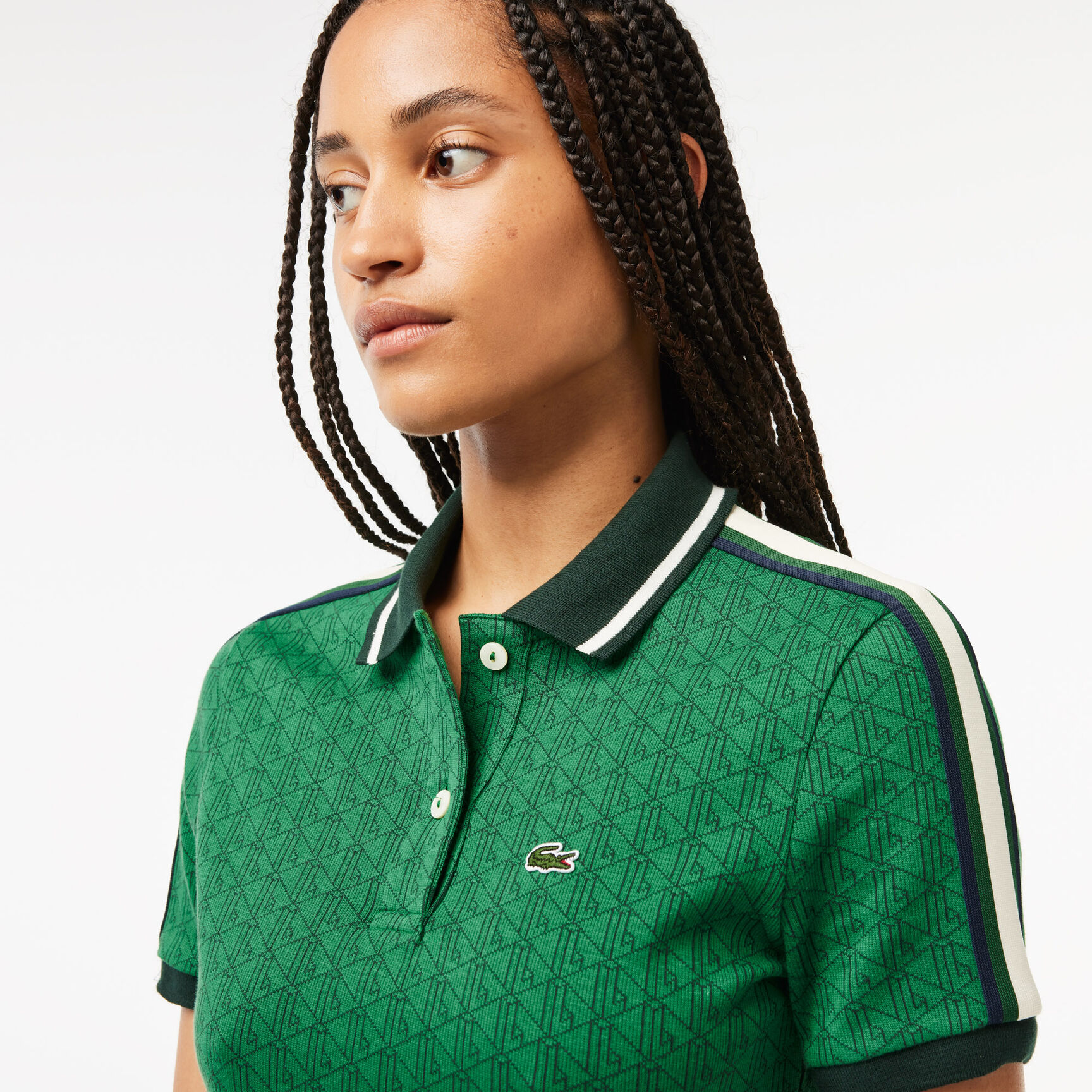 معطف ترنش لاكوست بقصّة فضفاضة للنساء