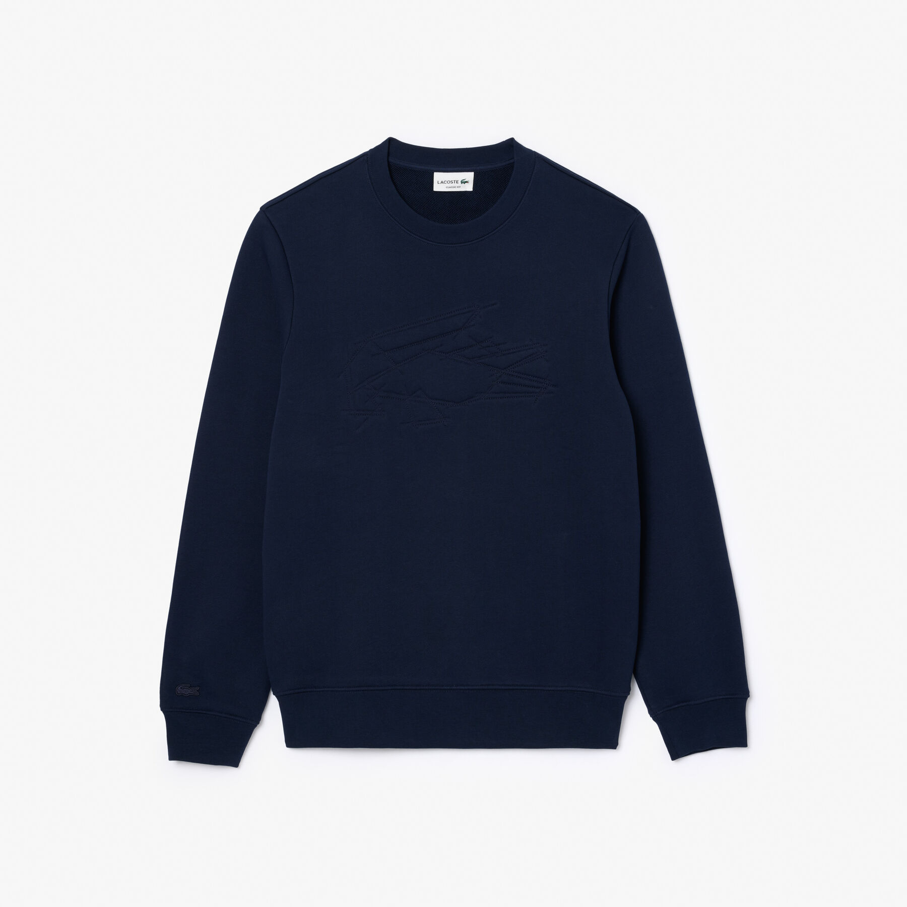 Embroidered Crocodile Sweatshirt lacoste embroidered crocodile sweatshirt