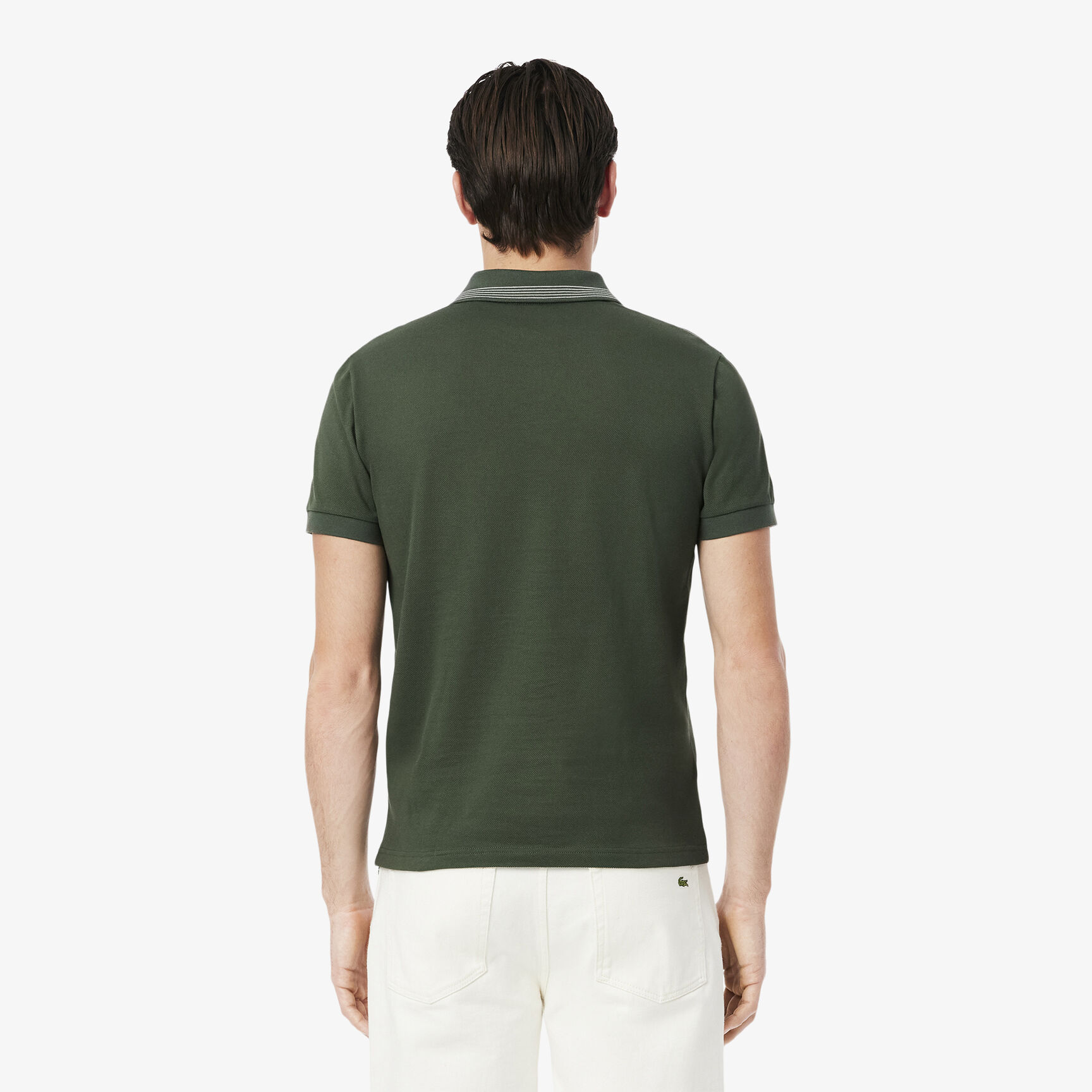 Regular Fit L.12.12 Badge Print Polo Shirt