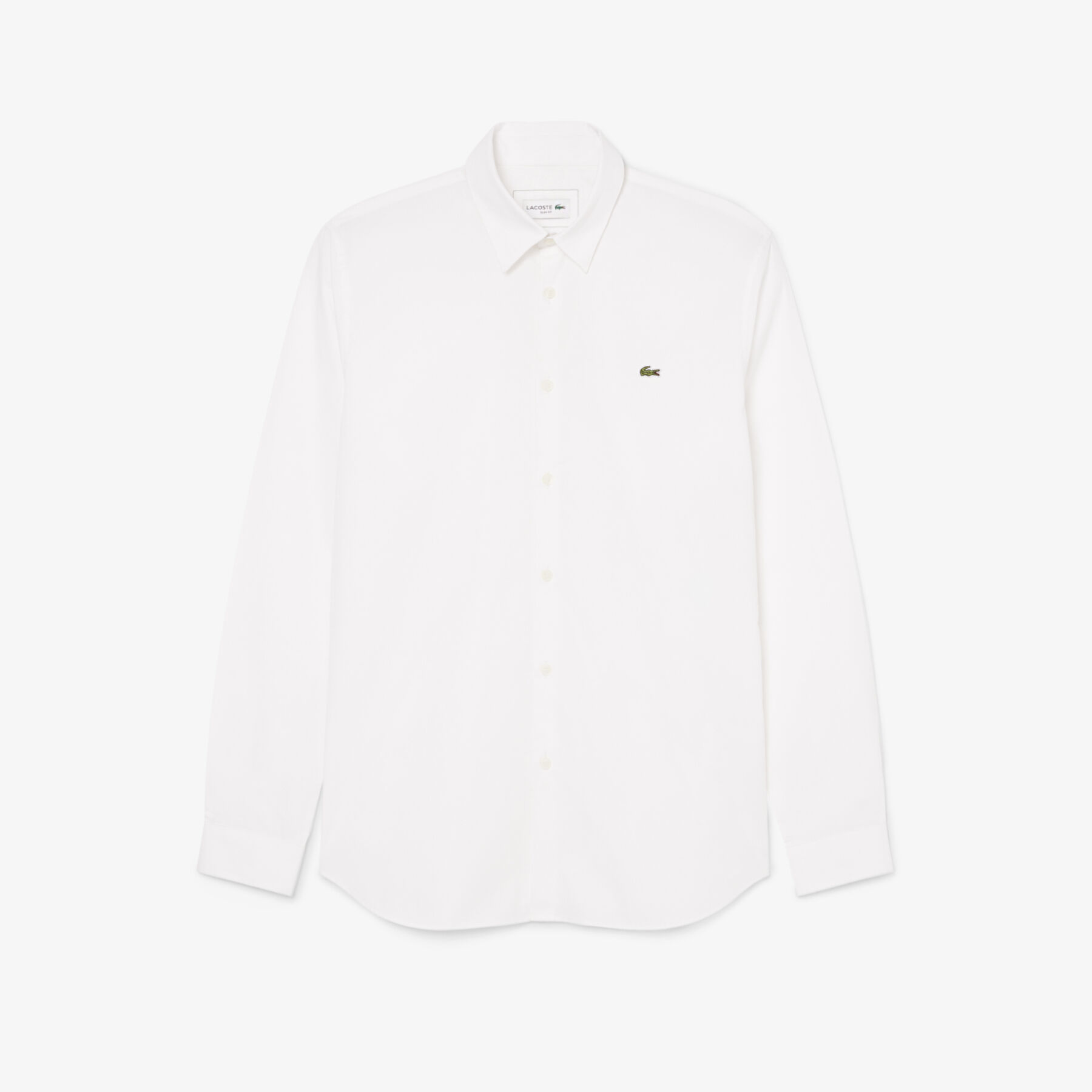 Slim Fit Stretch Cotton Poplin Shirt lacoste slim fit stretch cotton poplin shirt