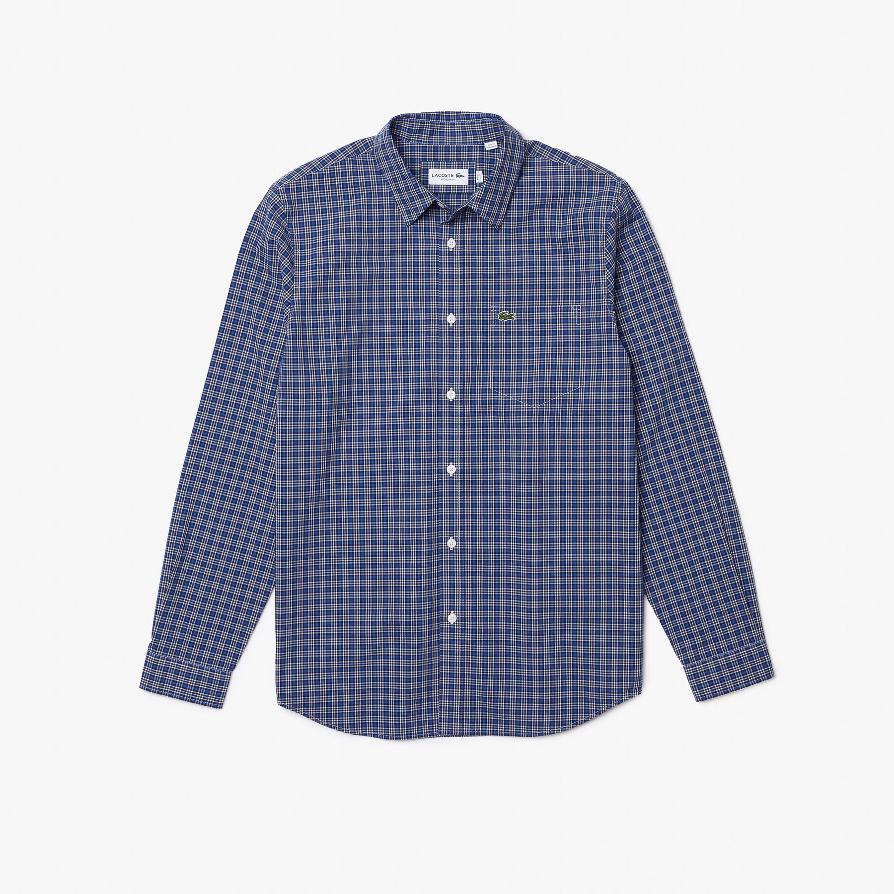 Men's Lacoste Regular Fit Check Print Shirt men s lacoste regular fit check print shirt