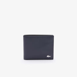 lacoste embossed leather fitzgerald billfold