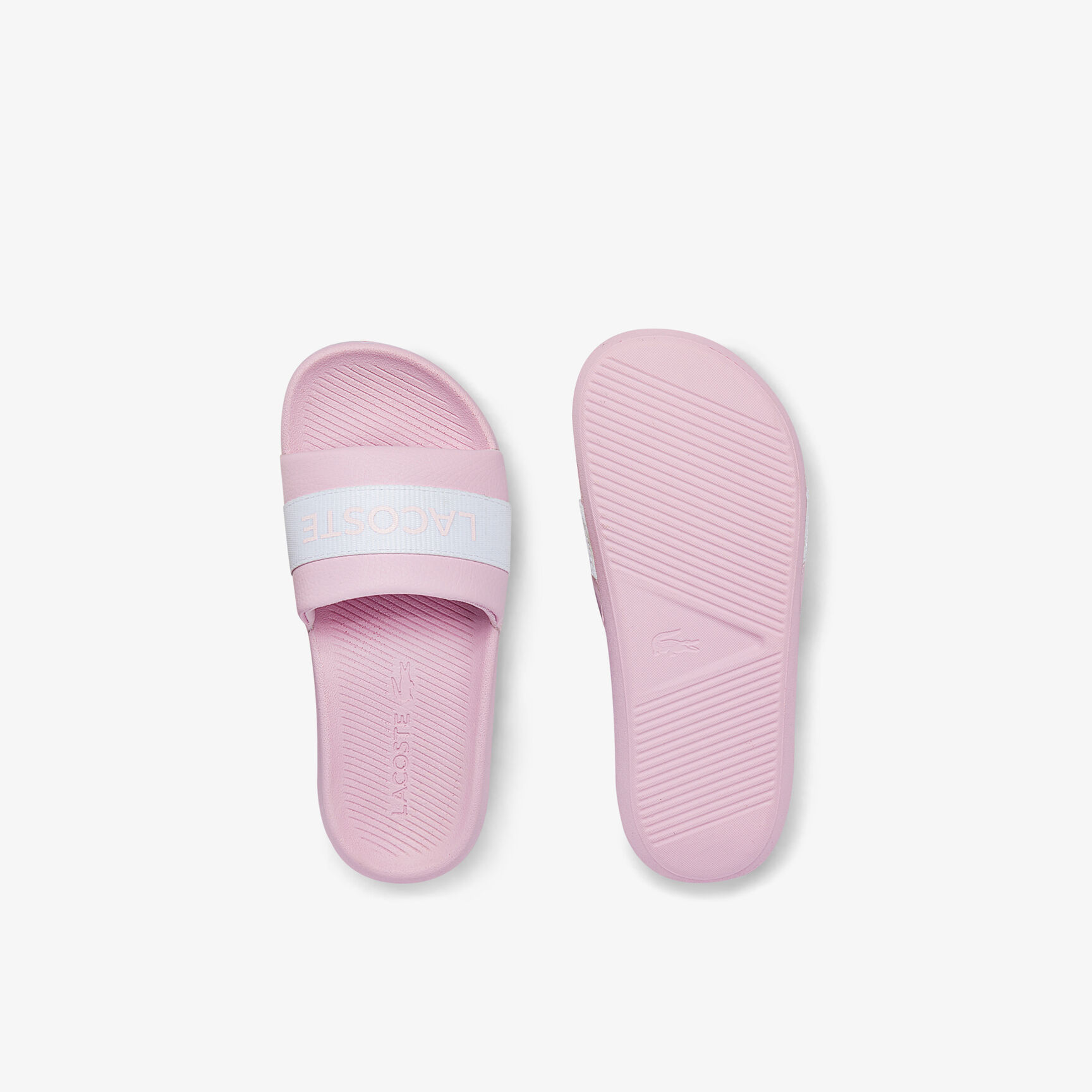 Women's Croco Textile Logo Slides Women's Croco Textile Logo Slides