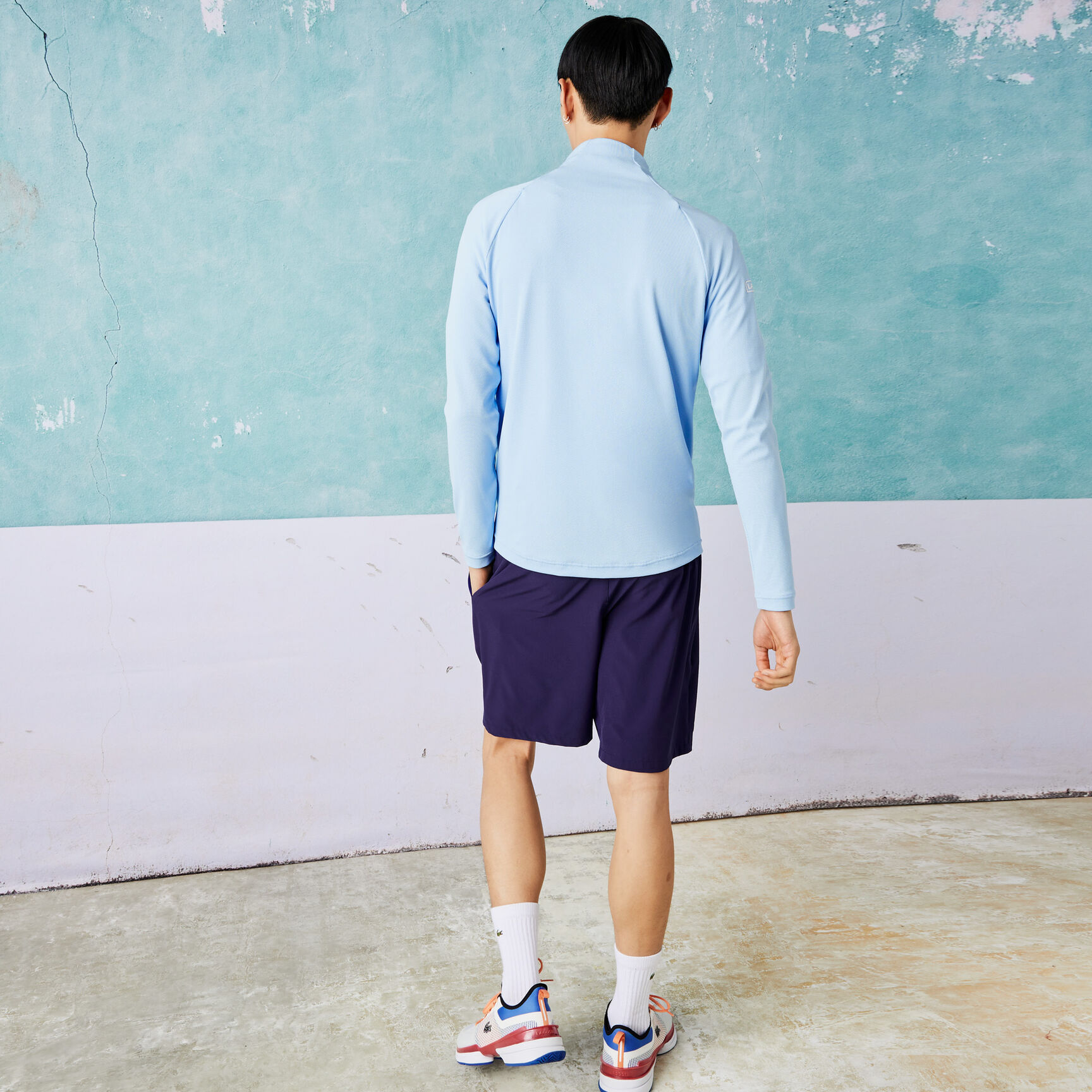 Men’s Lacoste SPORT x Novak Djokovic Technical Zip Jacket Men’s Lacoste SPORT x Novak Djokovic Technical Zip Jacket