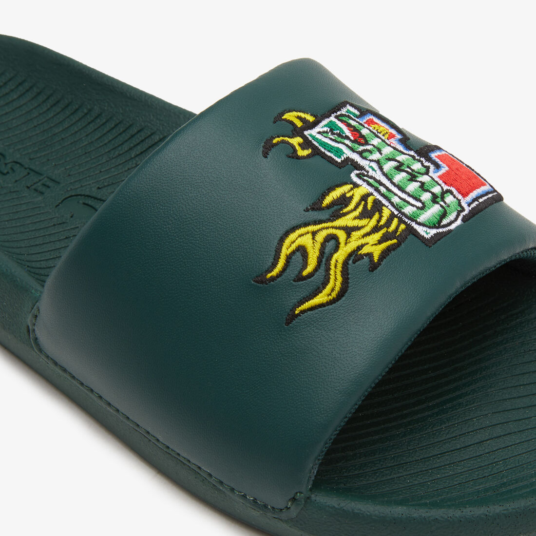 Men's Lacoste Croco Synthetic Slides Men's Lacoste Croco Synthetic Slides