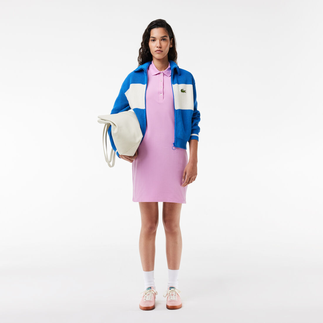 فستان بولو من بيتي بيكيه مطاطي بقصة ضيقة فستان بولو من بيتي بيكيه مطاطي بقصة ضيقة