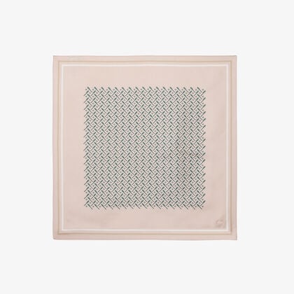 lacoste printed silk square