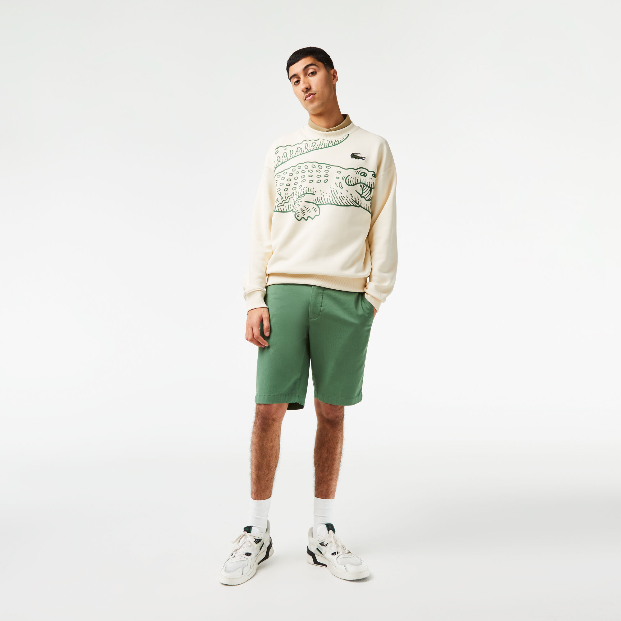 Lacoste slim discount fit bermuda shorts