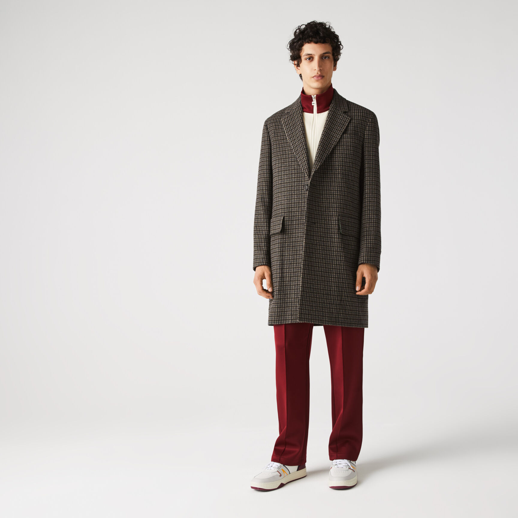 Men's Checked Responsible Wool Chesterfield Jacket Men's Checked Responsible Wool Chesterfield Jacket