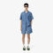 lacoste relaxed fit denim shorts