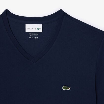Lightweight Cotton Pima V Neck T-shirt Lightweight Cotton Pima V Neck T-shirt