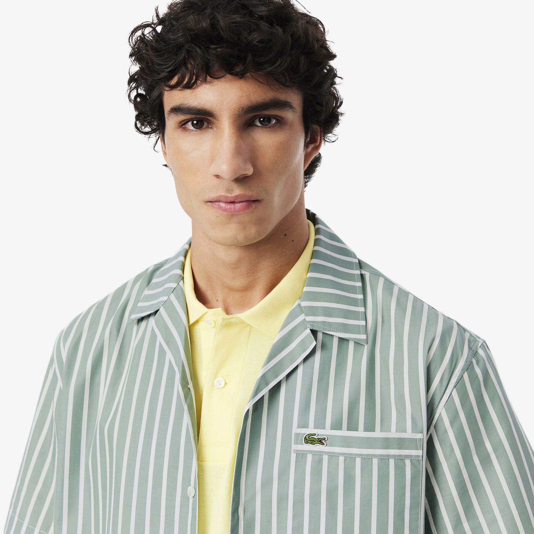 Relaxed Fit Striped Short Sleeved Shirt Relaxed Fit Striped Short Sleeved Shirt